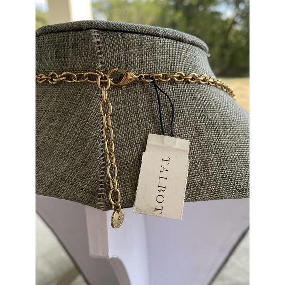 Talbots Necklace Jewelry Beaded Tussles Gold Tone 30” - Picture 7 of 10